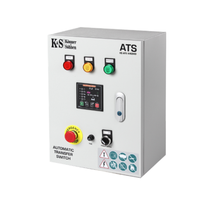 Щит автоматичного введення резерву для генератора АВР KS ATS 4/63HD